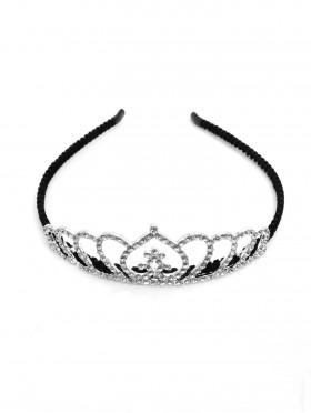 Rhinestone Tiara Hair Band 